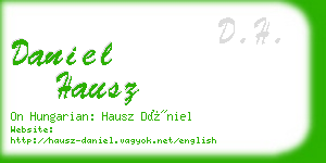 daniel hausz business card